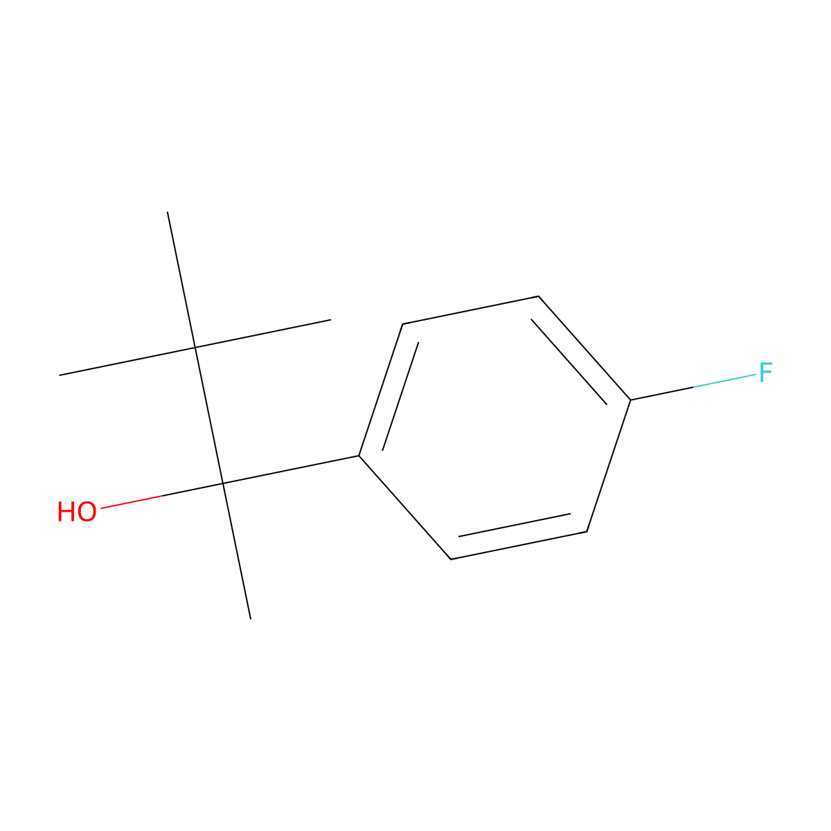 alpha-(1,1-Dimethylethyl)-4-fluoro-alpha-methylbenZenemethanol molecular structure, CAS 1491375-17-7