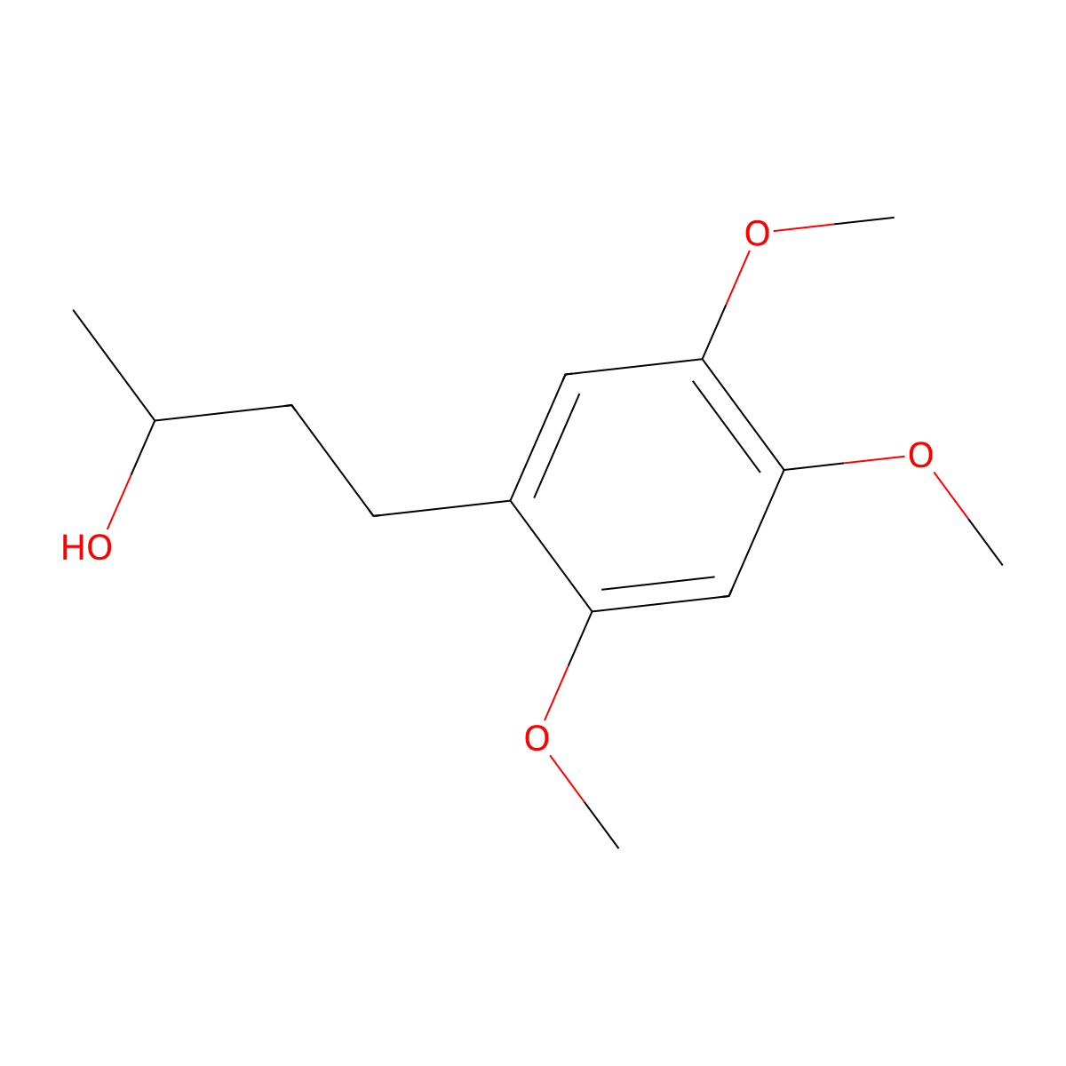 4-(2,4,5-Trimethoxyphenyl)butan-2-ol molecular structure, CAS 1491384-31-6