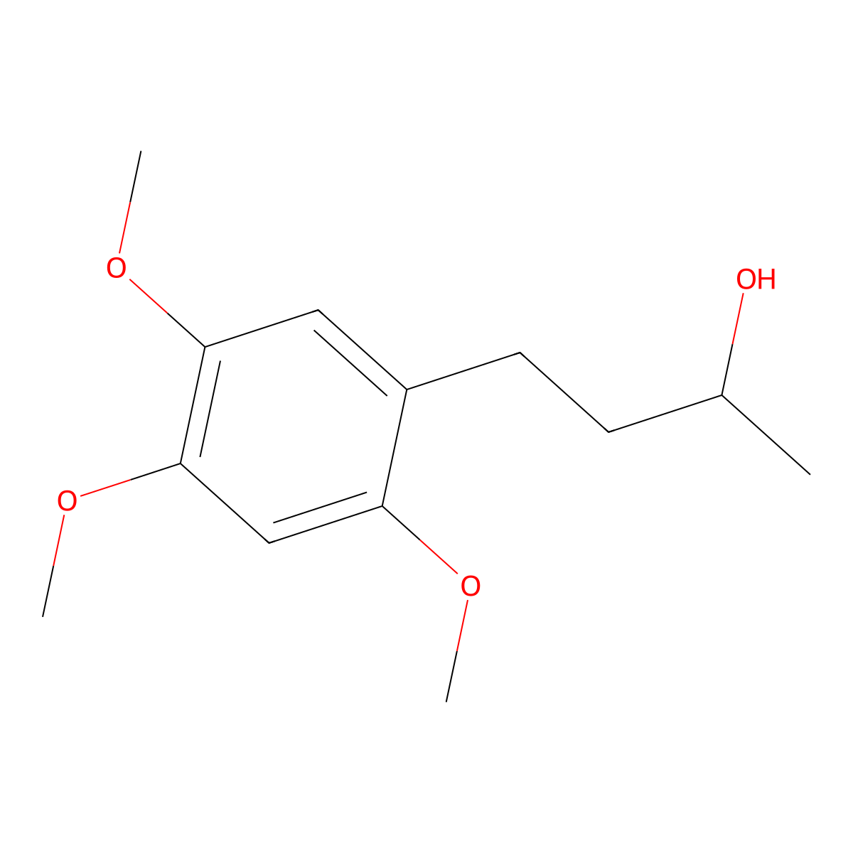 4-(2,4,5-Trimethoxyphenyl)butan-2-ol molecular structure, CAS 1491384-31-6