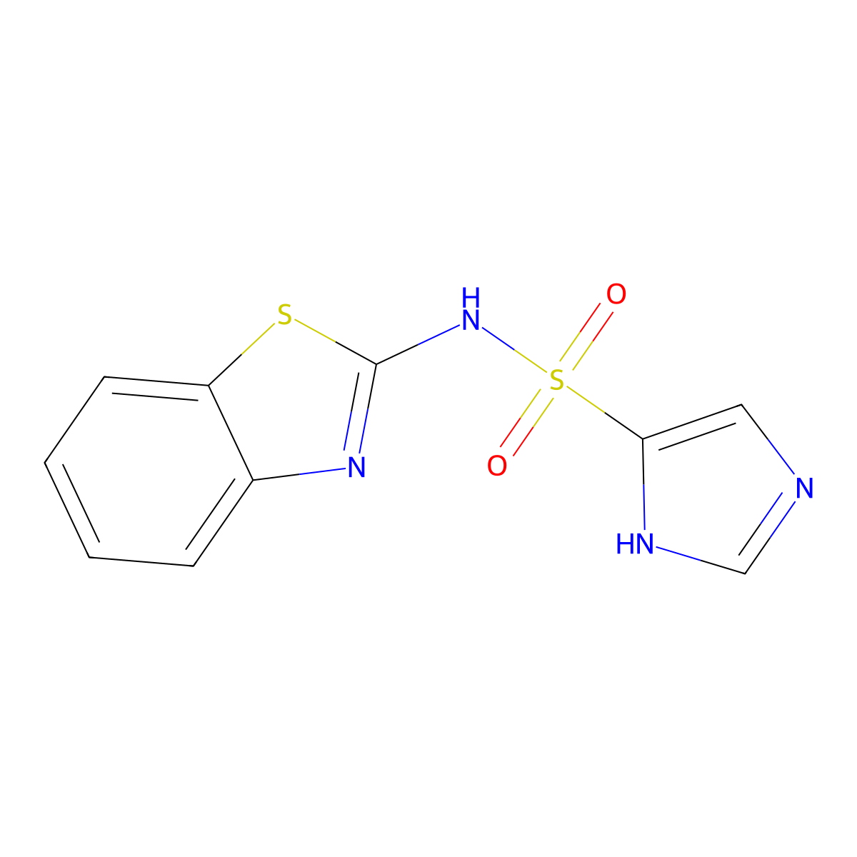N-(1,3-Benzothiazol-2-YL)-1H-imidazole-4-sulfonamide molecular structure, CAS 1491415-96-3