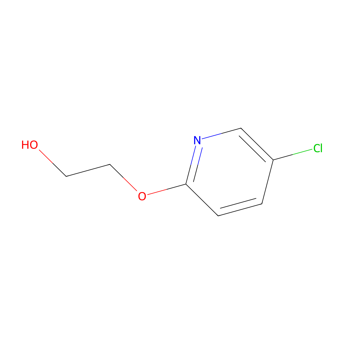2-((5-Chloropyridin-2-yl)oxy)ethan-1-ol molecular structure, CAS 1491484-83-3