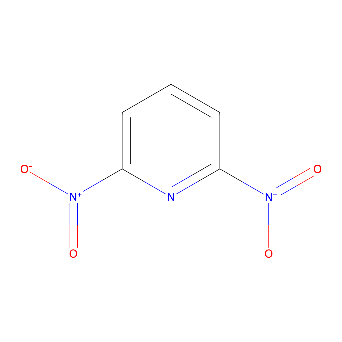 2,6-Dinitropyridine molecular structure, CAS 14916-62-2