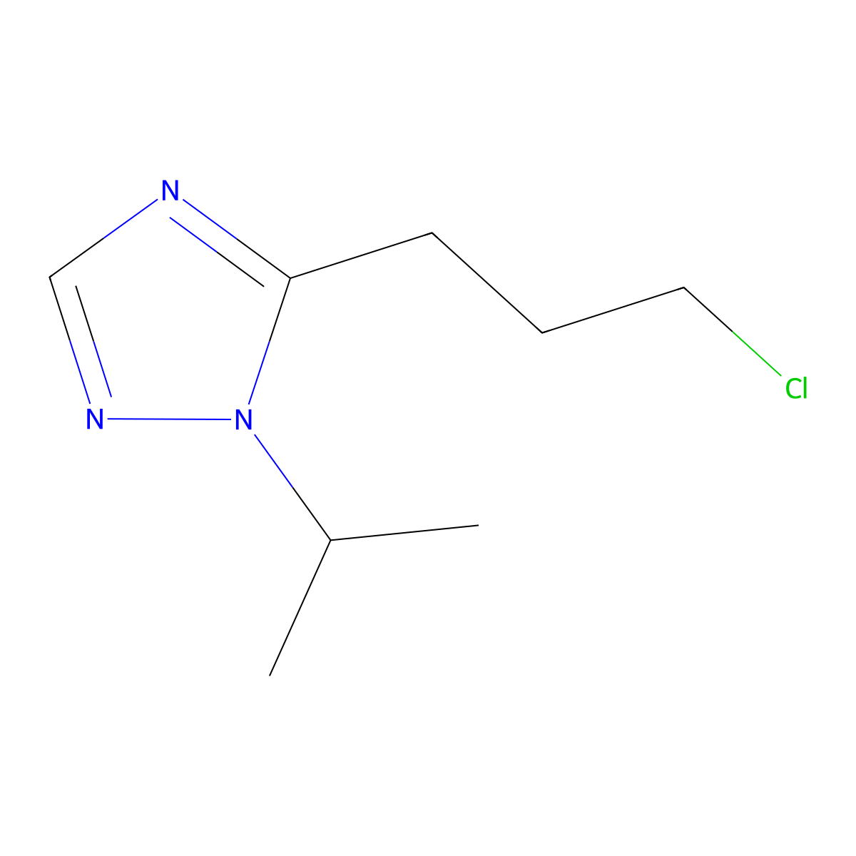 5-(3-Chloropropyl)-1-isopropyl-1h-1,2,4-triazole molecular structure, CAS 1491667-70-9