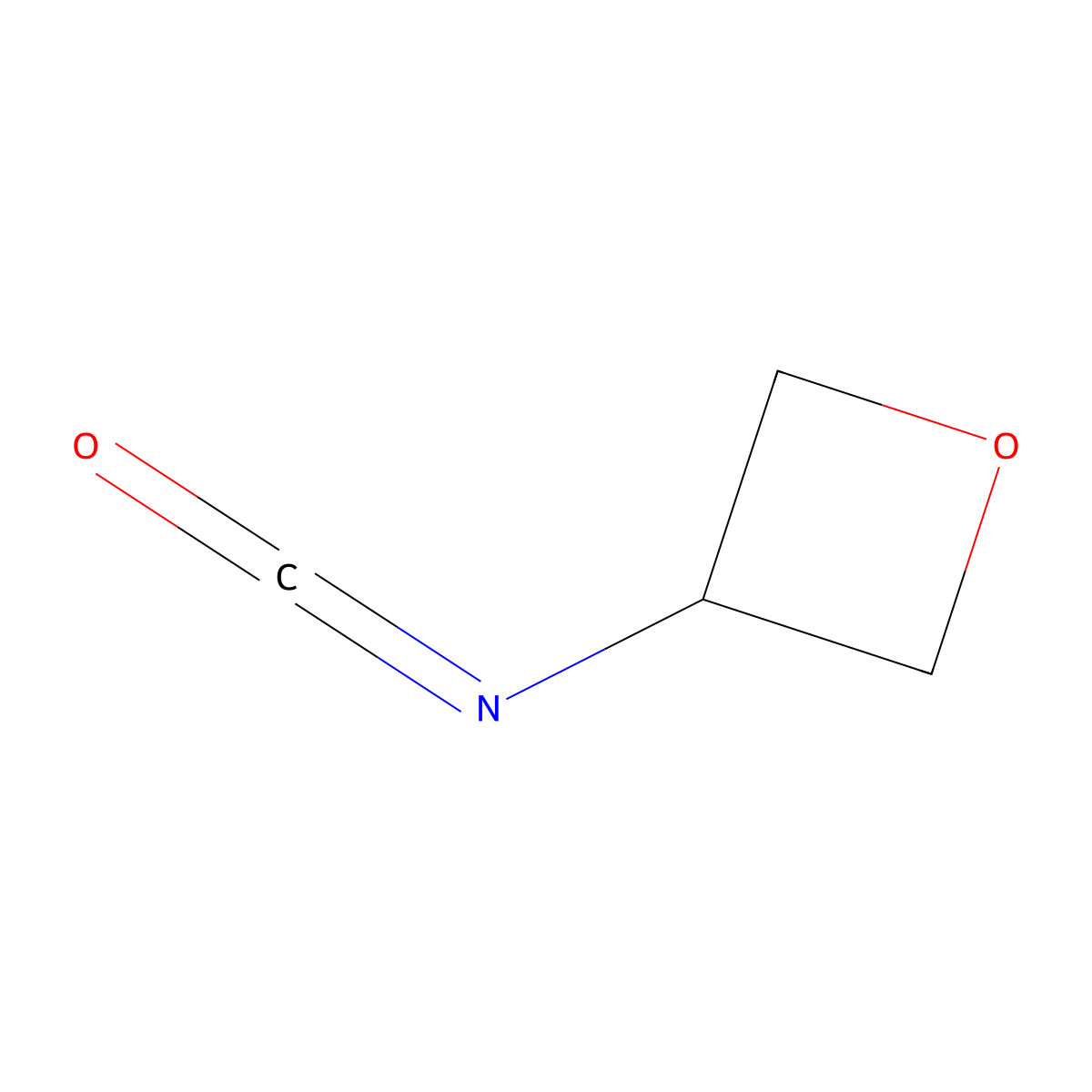 3-Isocyanatooxetane molecular structure, CAS 1491781-04-4