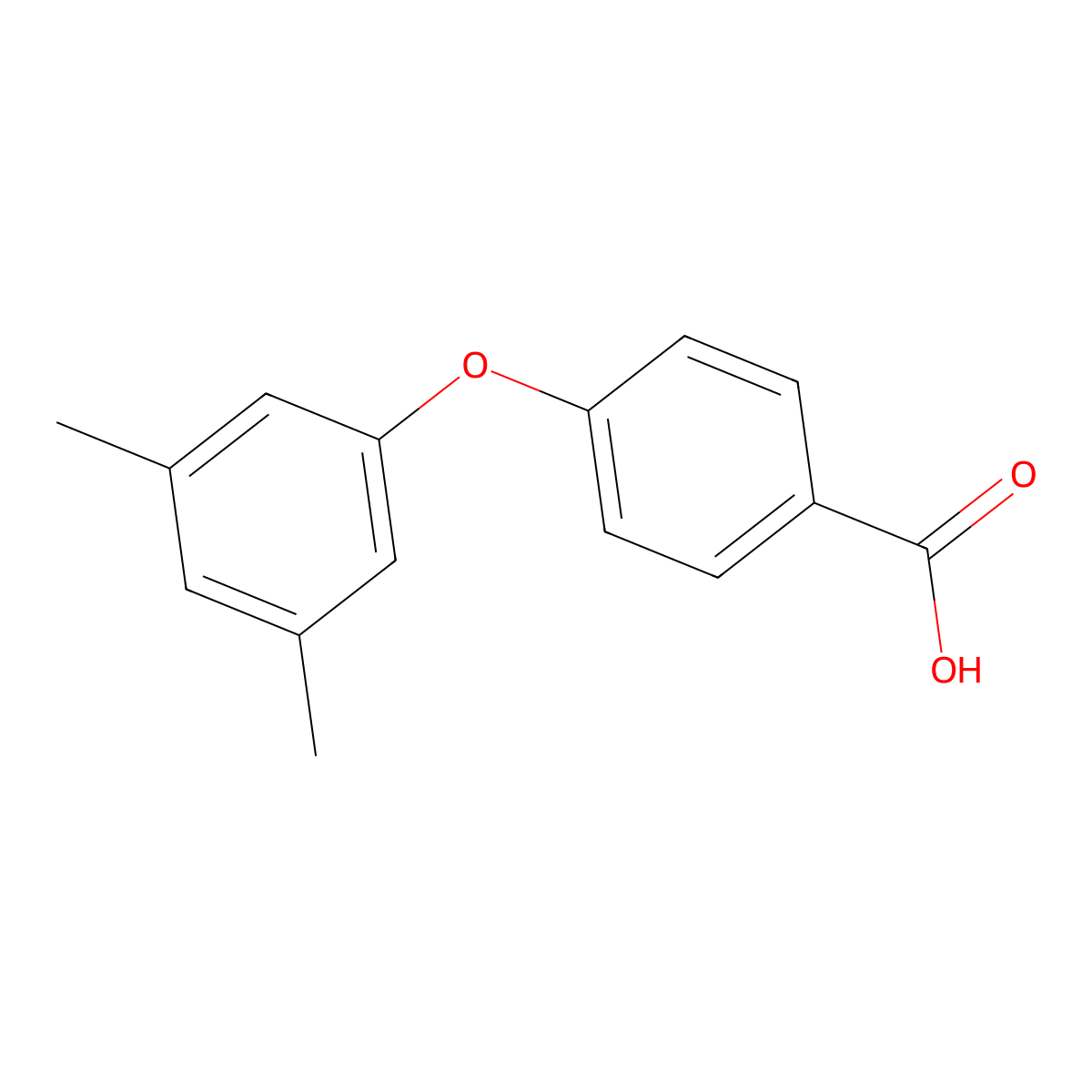 4-(3,5-Dimethylphenoxy)benzoic acid molecular structure, CAS 149190-98-7