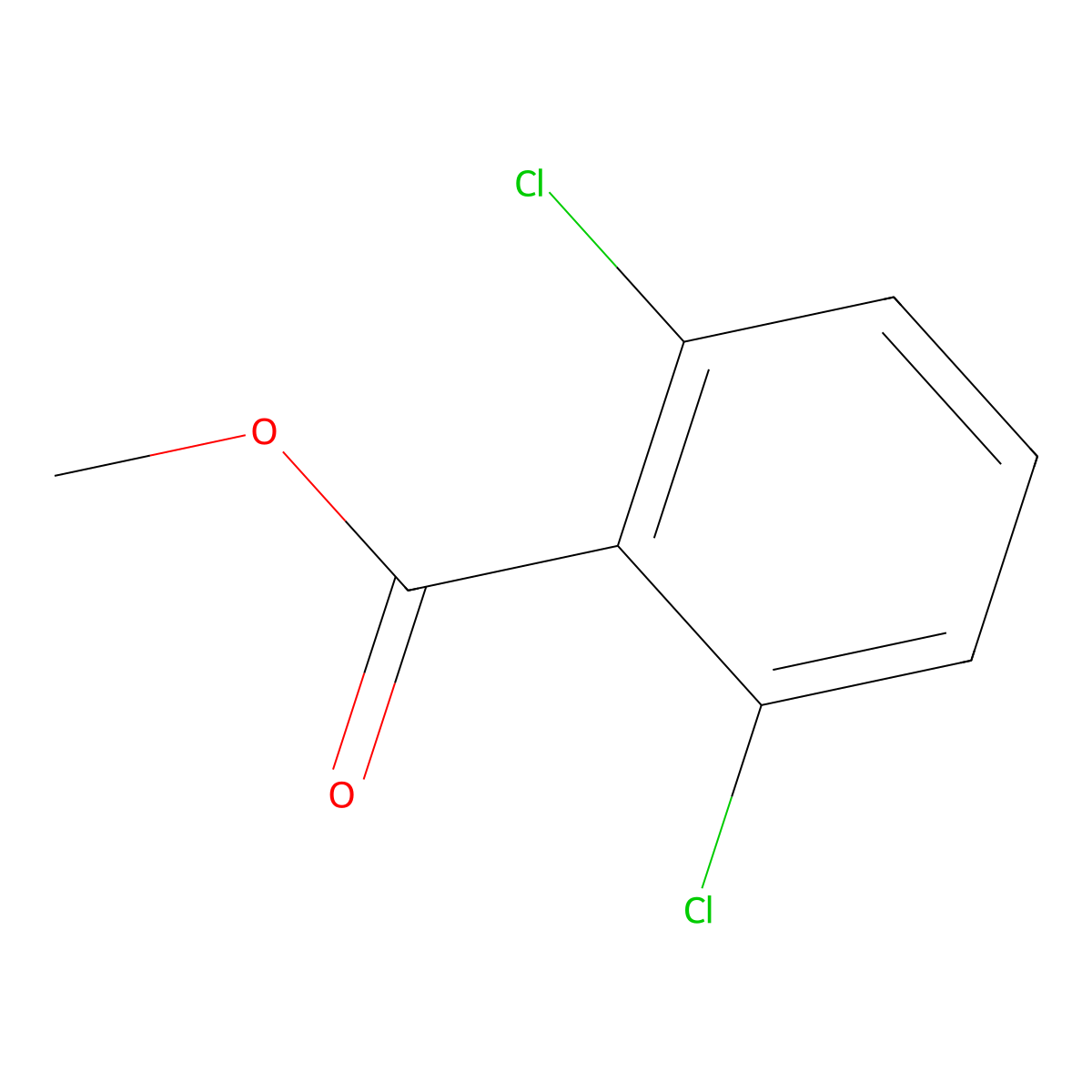 Methyl 2,6-dichlorobenzoate molecular structure, CAS 14920-87-7