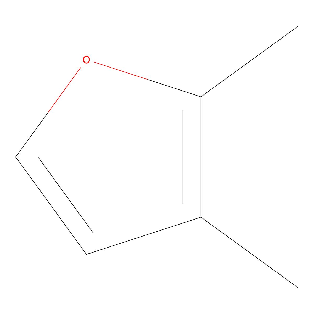 2,3-Dimethylfuran molecular structure, CAS 14920-89-9