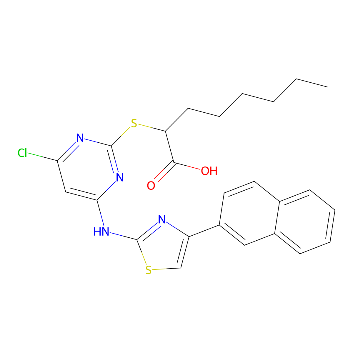 Pirinixic Acid Aminothiazole molecular structure, CAS 1492060-44-2