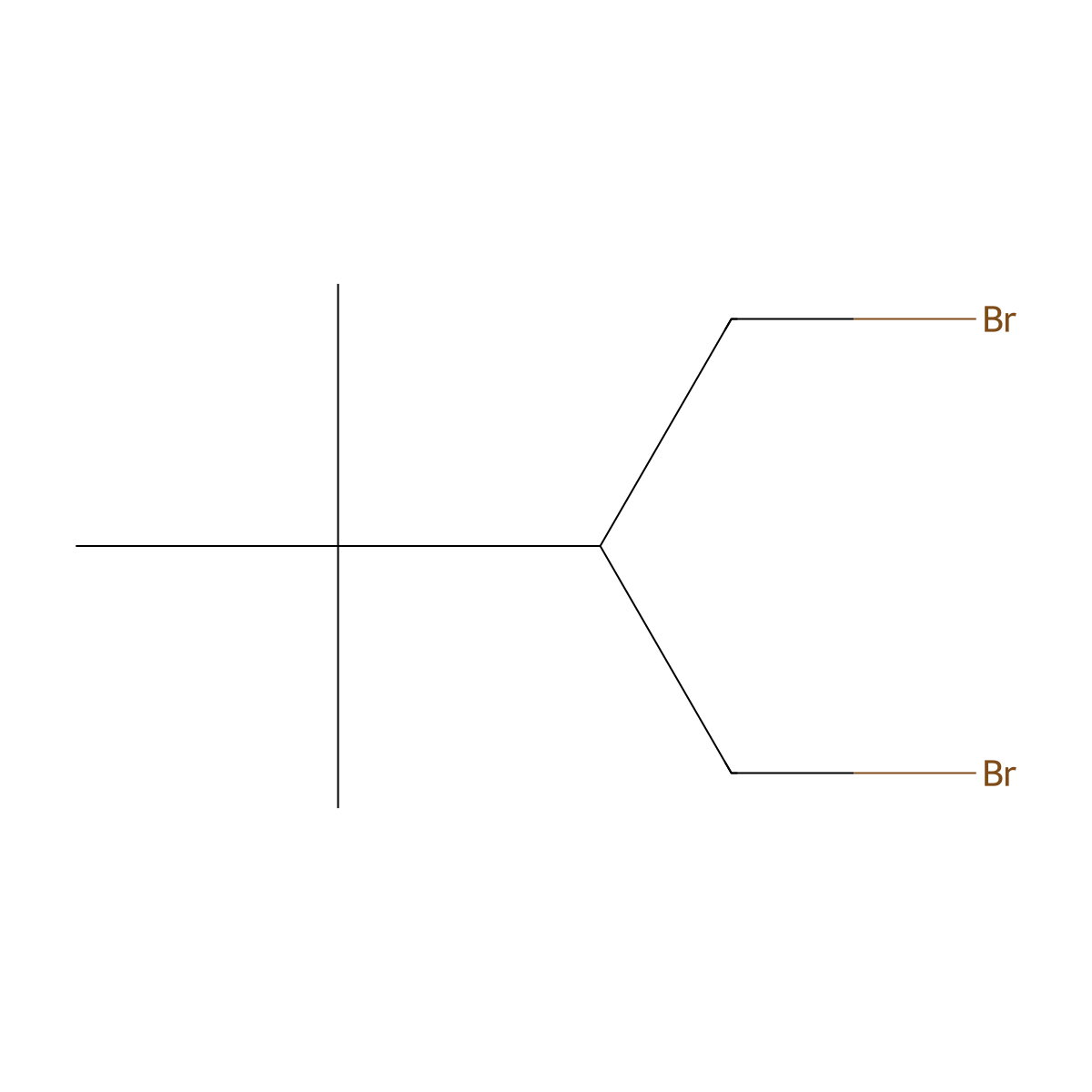 1-Bromo-2-(bromomethyl)-3,3-dimethylbutane molecular structure, CAS 14924-49-3