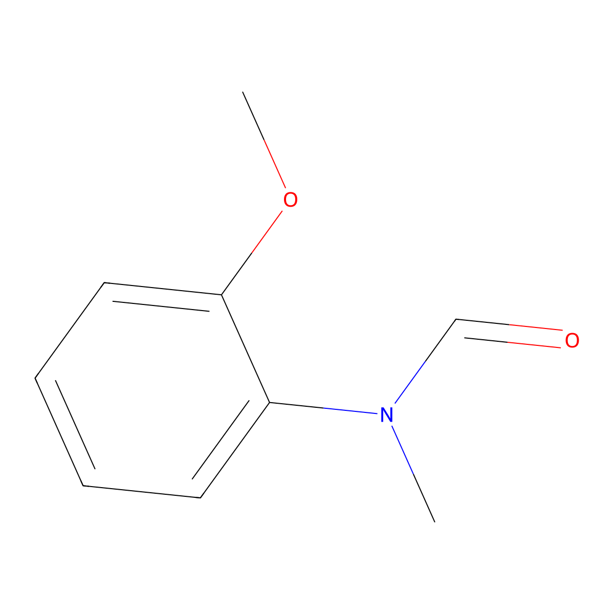 N-(2-Methoxyphenyl)-N-methylformamide molecular structure, CAS 14924-69-7
