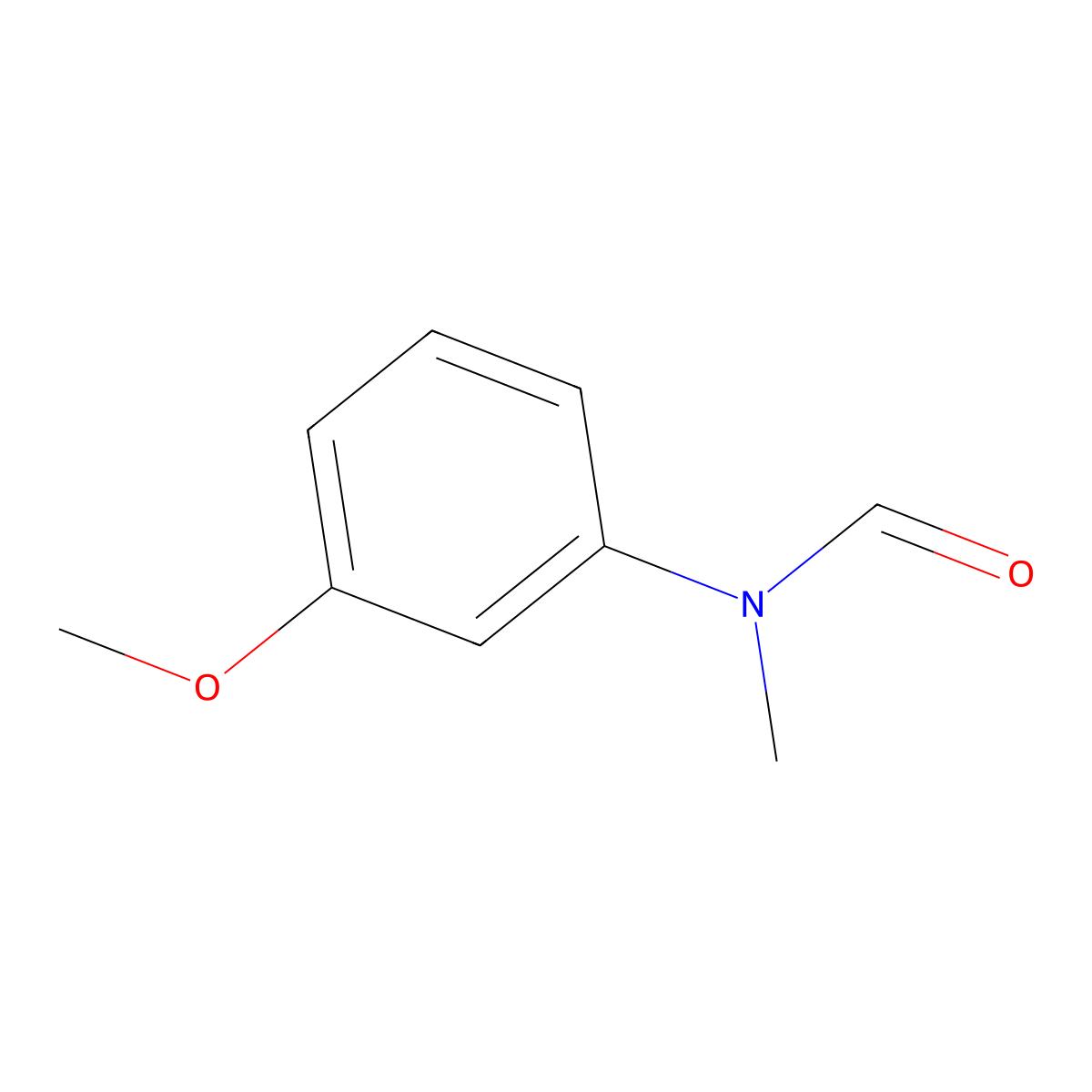 N-(3-methoxyphenyl)-N-methylformamide molecular structure, CAS 14924-70-0