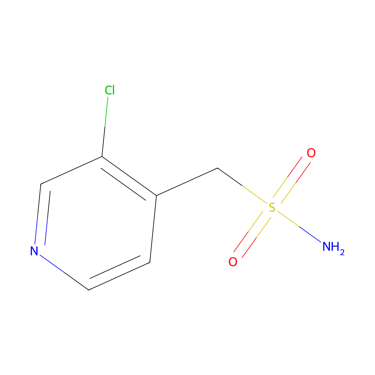 (3-Chloropyridin-4-yl)methanesulfonamide molecular structure, CAS 1492527-58-8