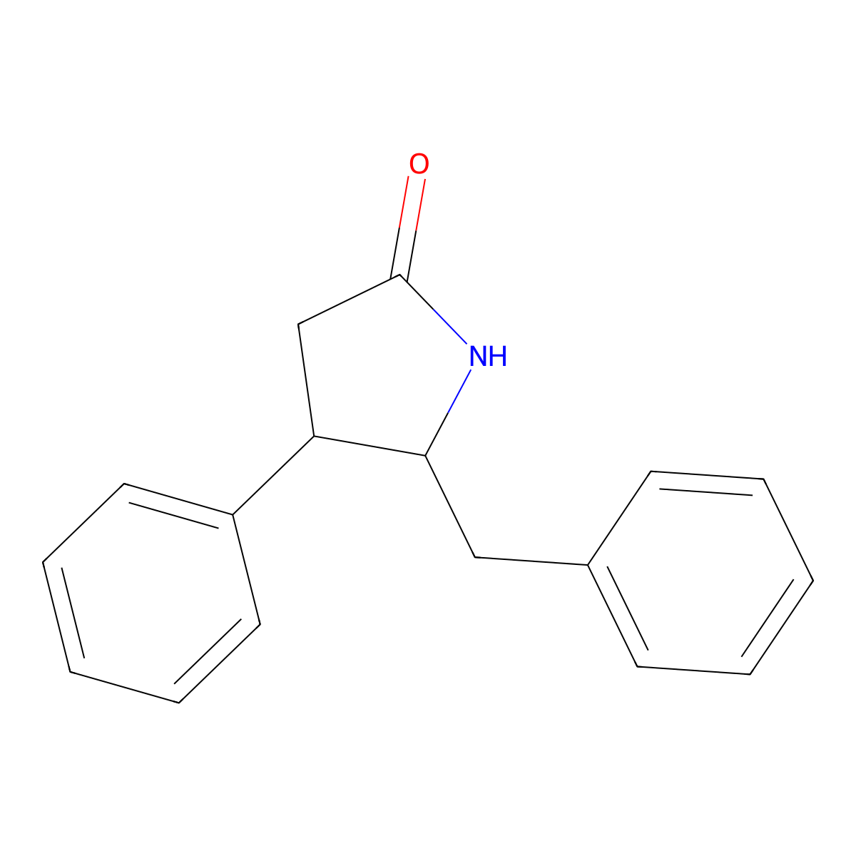 5-Benzyl-4-phenylpyrrolidin-2-one molecular structure, CAS 1492567-03-9