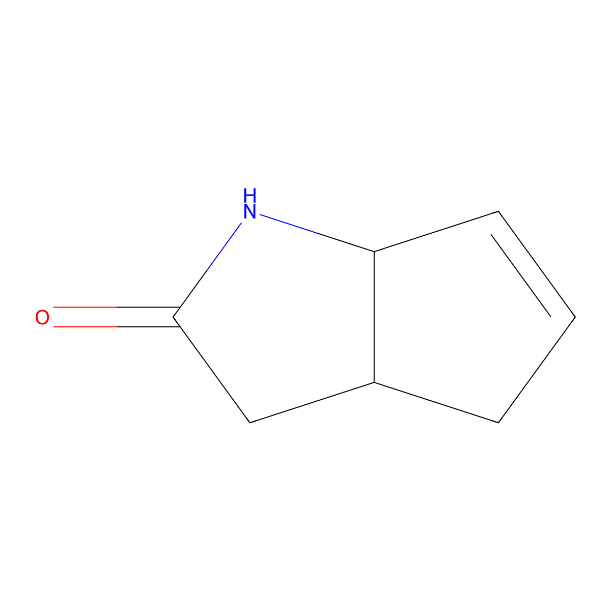 1H,2H,3H,3aH,4H,6aH-cyclopenta[b]pyrrol-2-one molecular structure, CAS 1492662-89-1