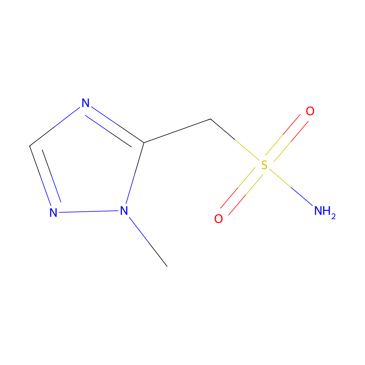 (1-Methyl-1H-1,2,4-triazol-5-YL)methanesulfonamide molecular structure, CAS 1492687-71-4