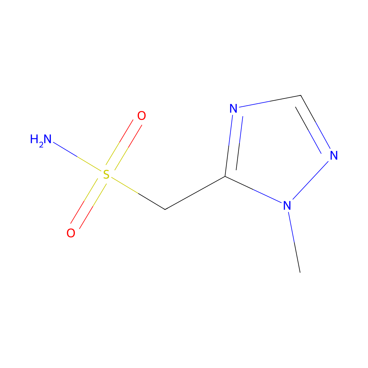 (1-Methyl-1H-1,2,4-triazol-5-YL)methanesulfonamide molecular structure, CAS 1492687-71-4