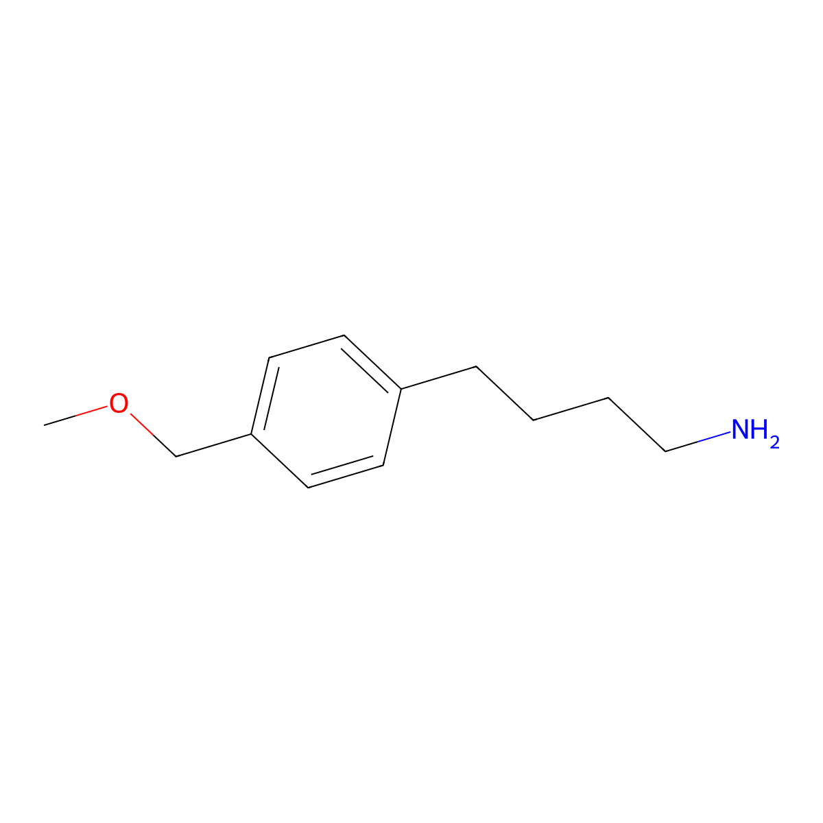 4-(4-(Methoxymethyl)phenyl)butan-1-amine molecular structure, CAS 1492695-38-1