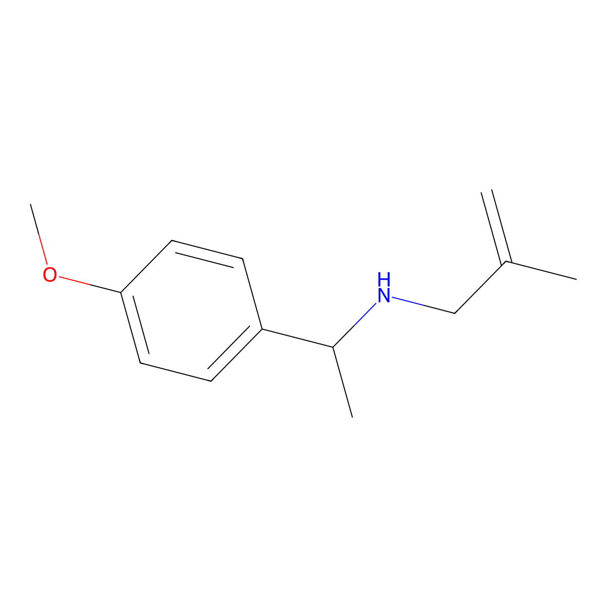 [1-(4-Methoxyphenyl)ethyl](2-methylprop-2-en-1-yl)amine molecular structure, CAS 1492702-70-1