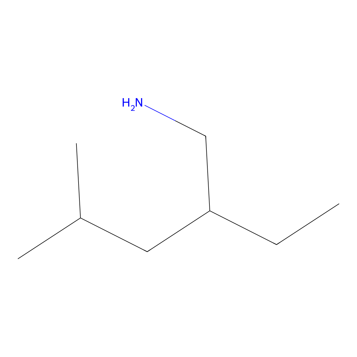 4-(Aminomethyl)-2-methylhexane molecular structure, CAS 1492739-46-4