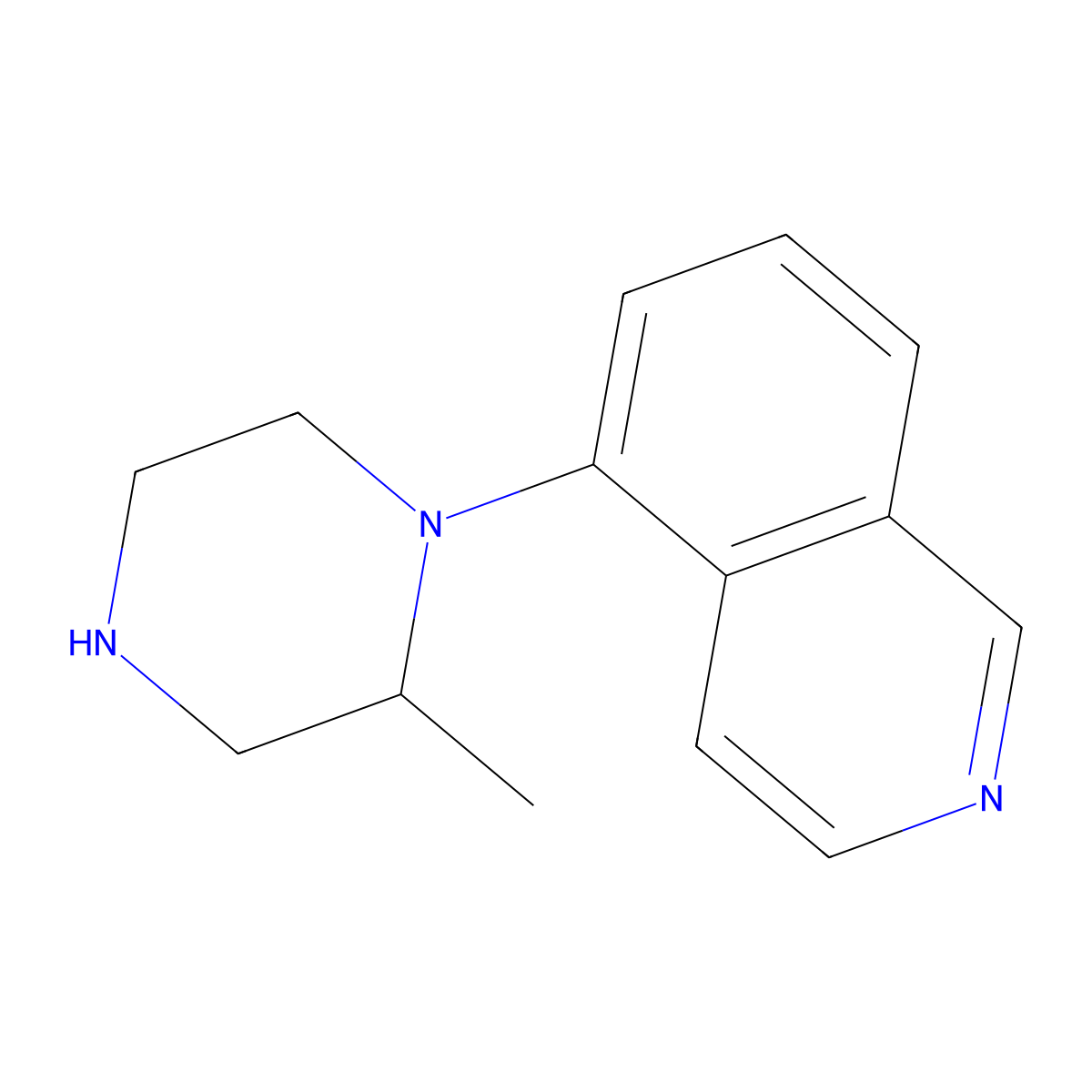 5-(2-Methylpiperazin-1-yl)isoquinoline molecular structure, CAS 1492782-26-9