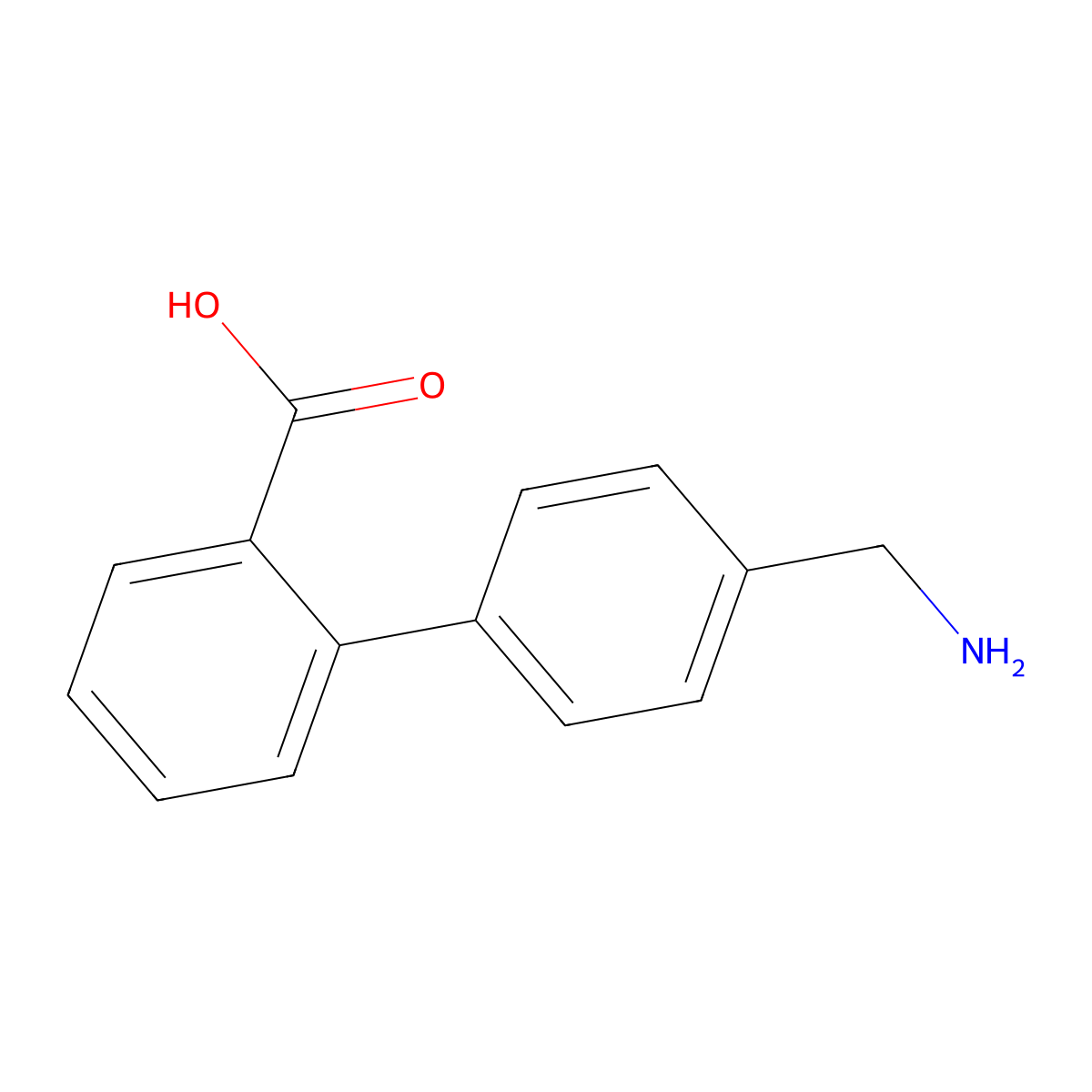 4'-(Aminomethyl)-biphenyl-2-carboxylic acid molecular structure, CAS 149285-93-8