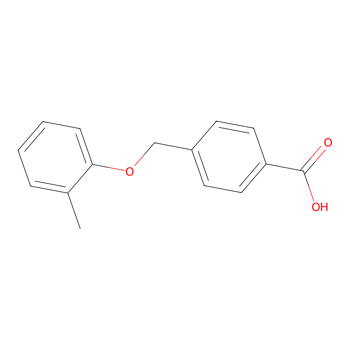 4-[(2-methylphenoxy)methyl]benzoic Acid molecular structure, CAS 149288-30-2