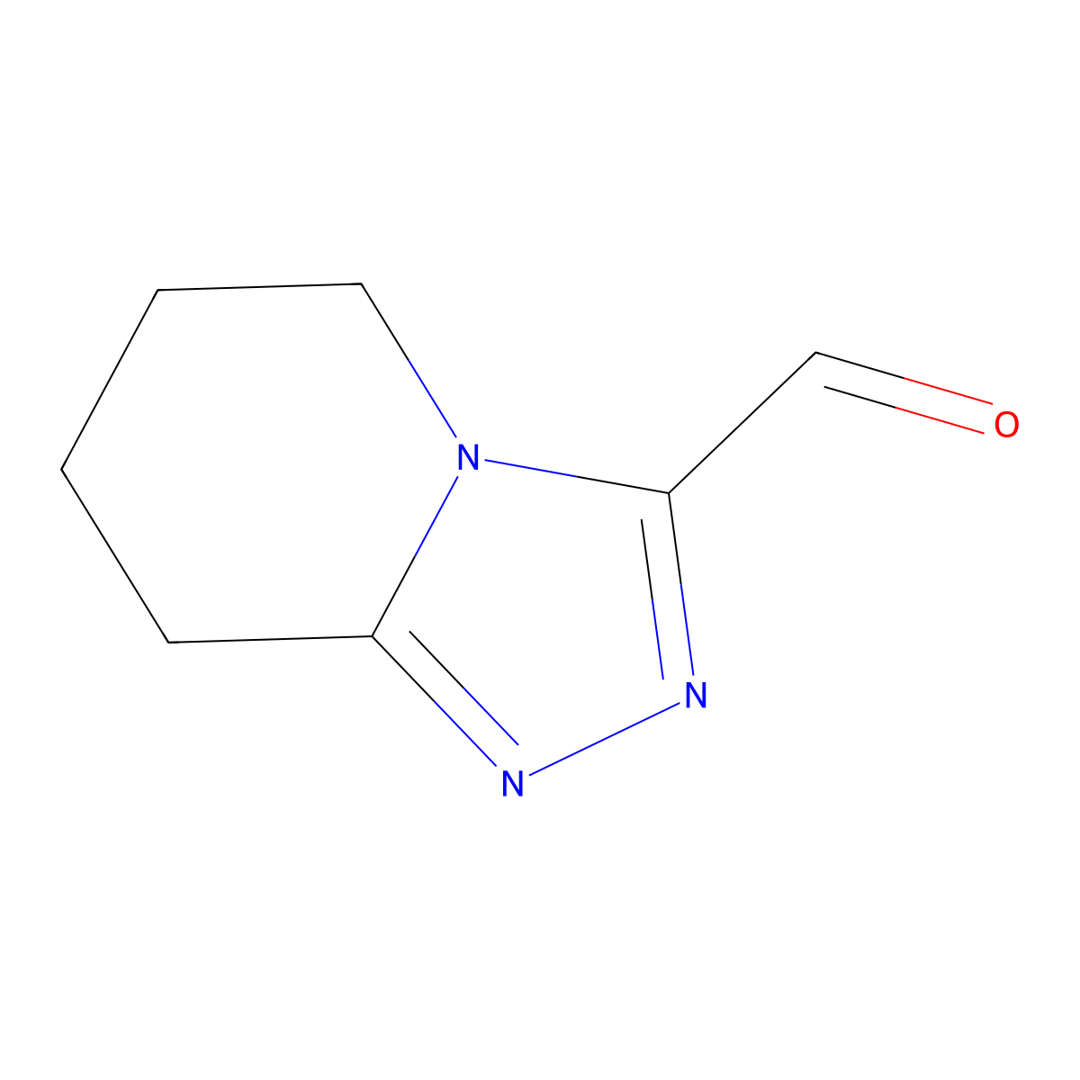 5,6,7,8-Tetrahydro-[1,2,4]triazolo[4,3-A]pyridine-3-carbaldehyde molecular structure, CAS 1493235-24-7