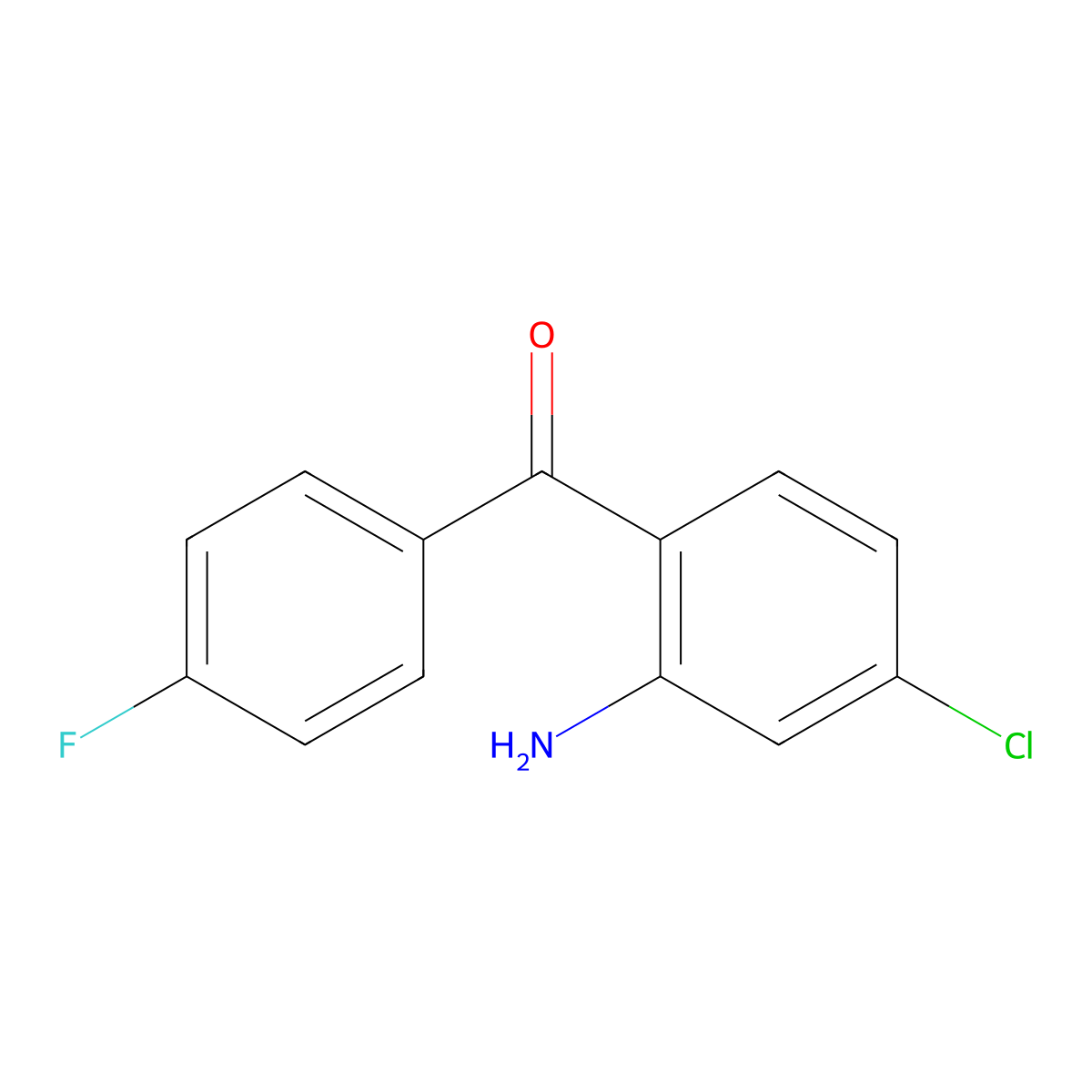 5-Chloro-2-(4-fluorobenzoyl)aniline molecular structure, CAS 1493244-95-3