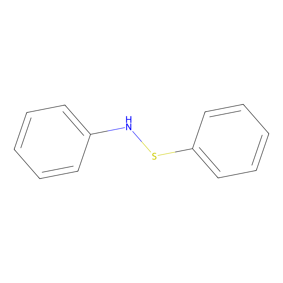 Benzenesulfenamide, N-phenyl- molecular structure, CAS 14933-91-6