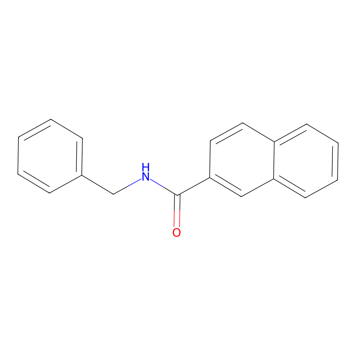 N-benzyl-2-naphthamide molecular structure, CAS 149358-58-7