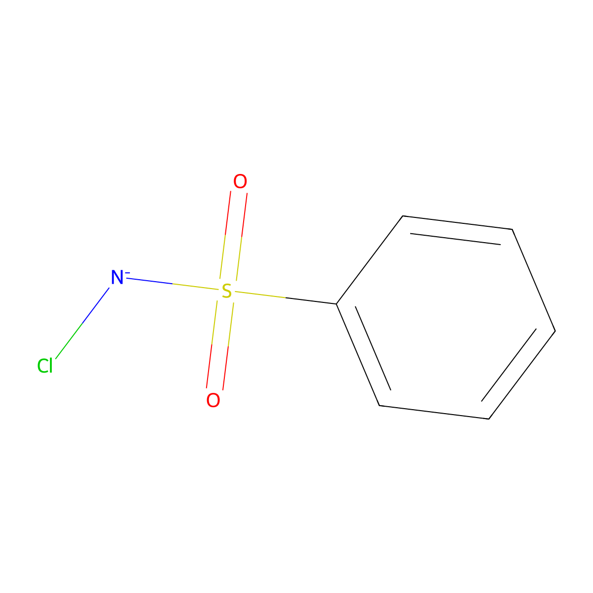 Chloro(phenylsulfonyl)azanide molecular structure, CAS 149358-72-5