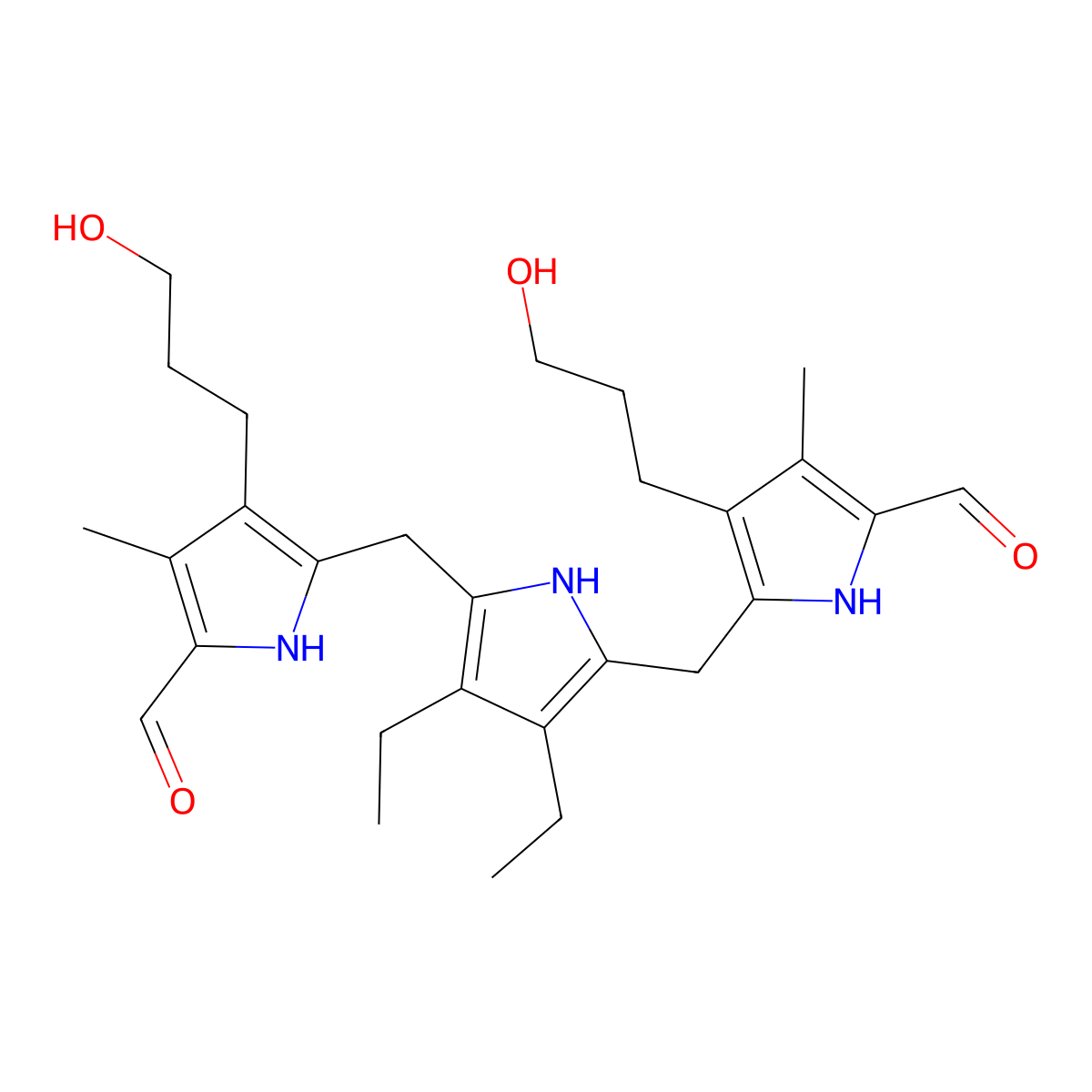 Porphyrin precursor molecular structure, CAS 149365-62-8