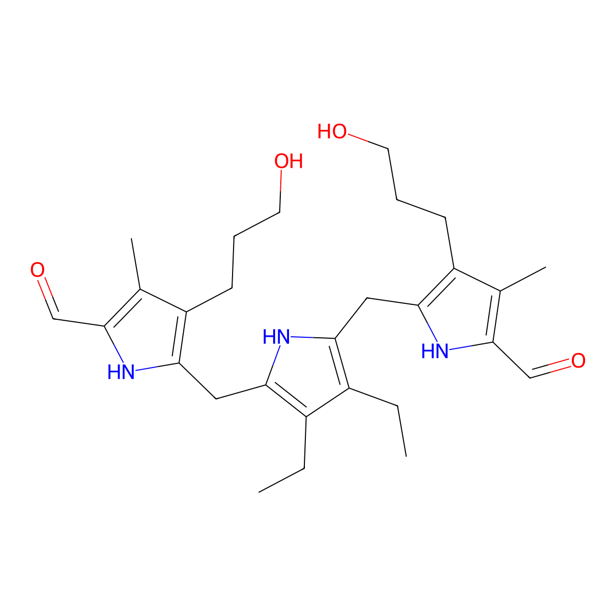 Porphyrin precursor molecular structure, CAS 149365-62-8