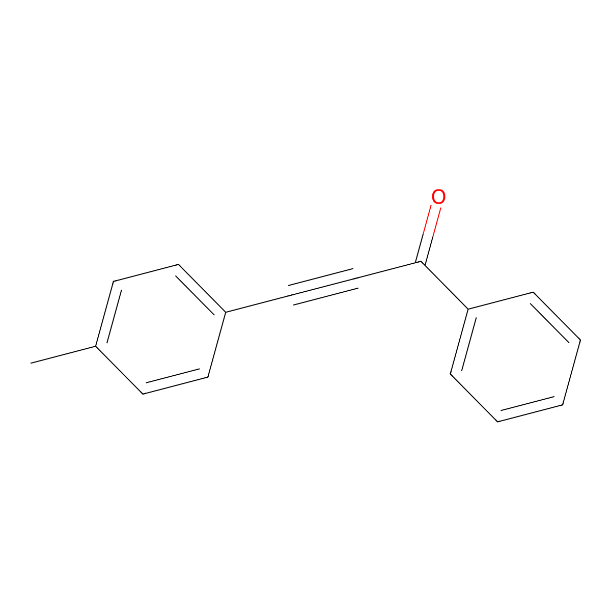 3-(4-Methylphenyl)-1-phenyl-2-propyn-1-one molecular structure, CAS 14939-05-0