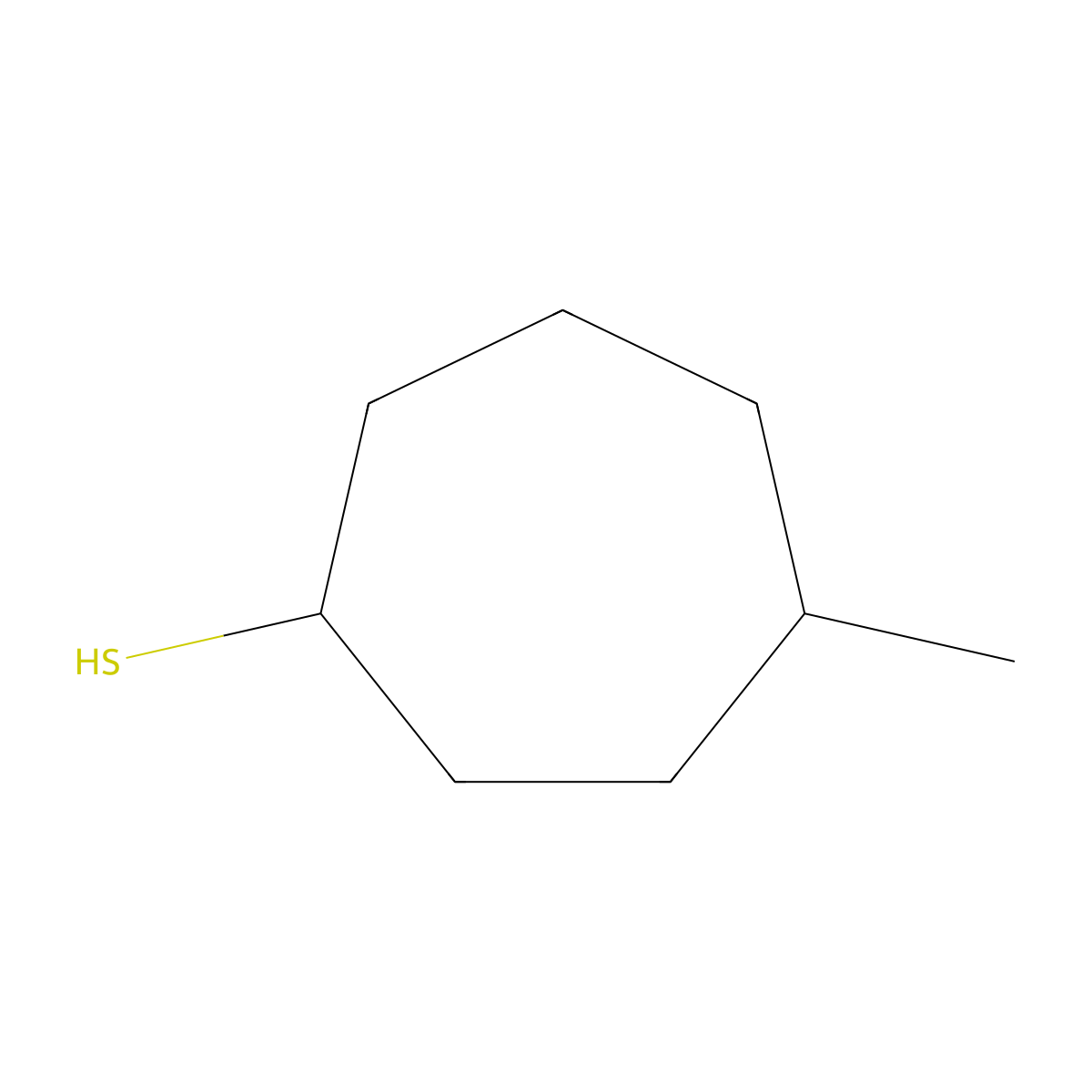 4-Methylcycloheptane-1-thiol molecular structure, CAS 1493910-97-6