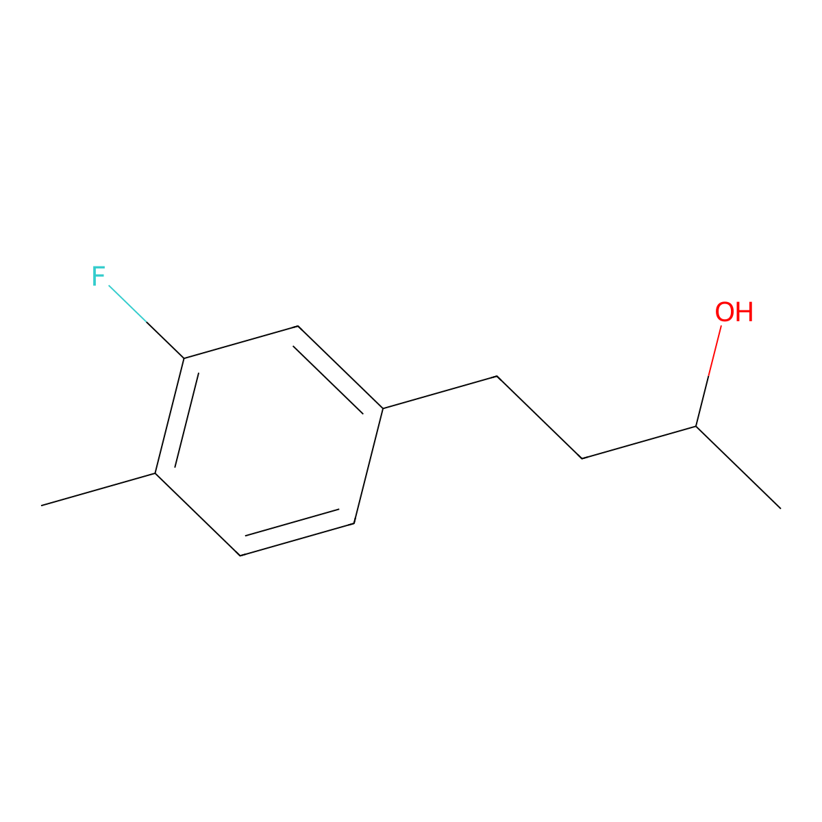 4-(3-Fluoro-4-methylphenyl)butan-2-ol molecular structure, CAS 1493990-03-6