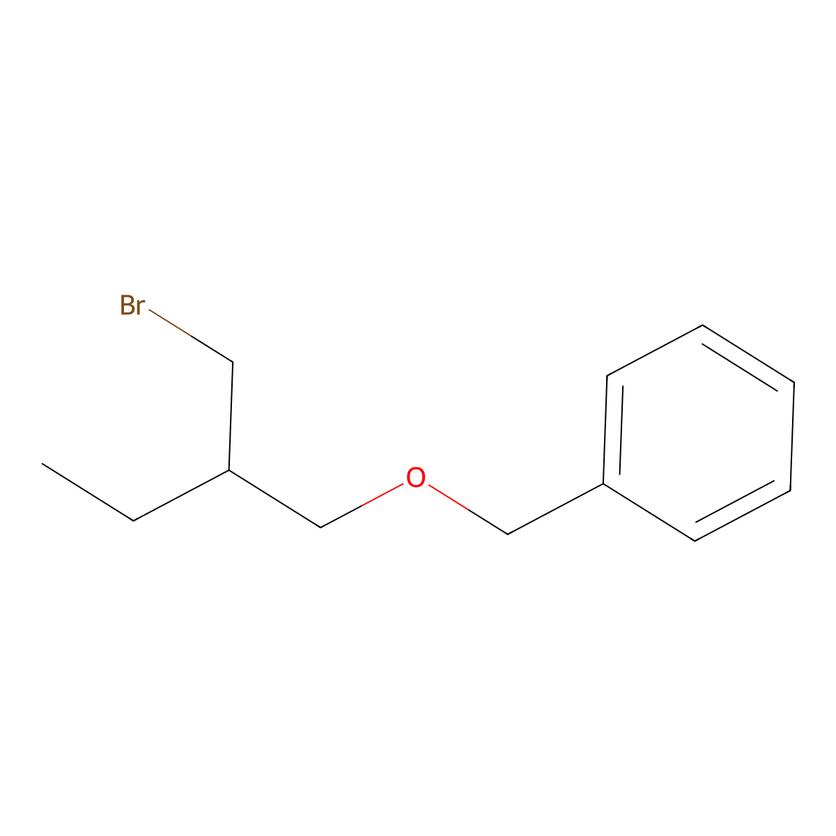 ((2-(Bromomethyl)butoxy)methyl)benzene molecular structure, CAS 1494119-55-9