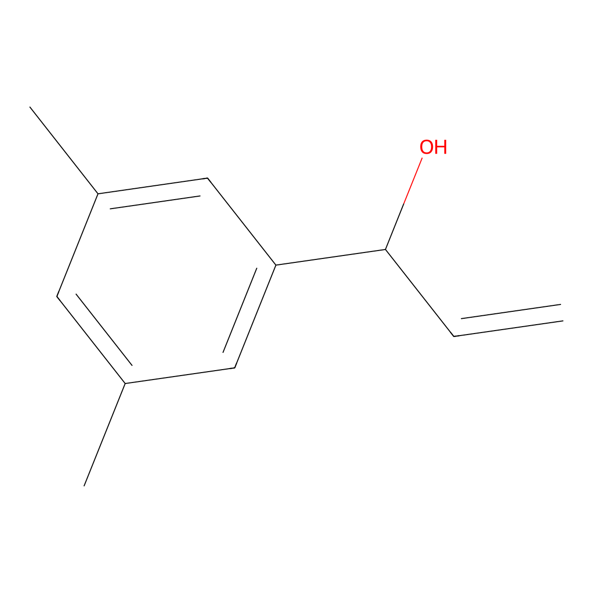 1-(3,5-Dimethylphenyl)prop-2-en-1-ol molecular structure, CAS 1494121-30-0