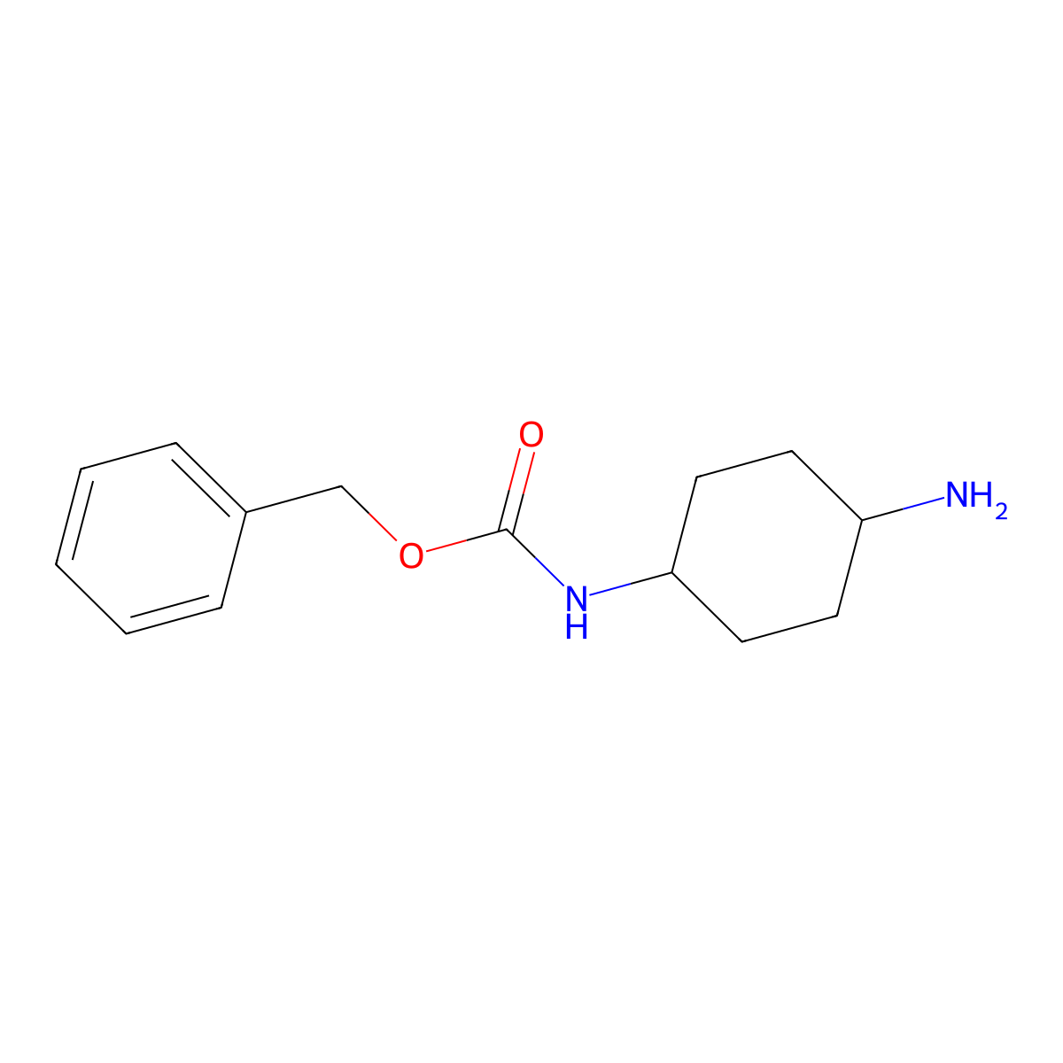 N-Cbz-trans-1,4-cyclohexanediamine molecular structure, CAS 149423-70-1