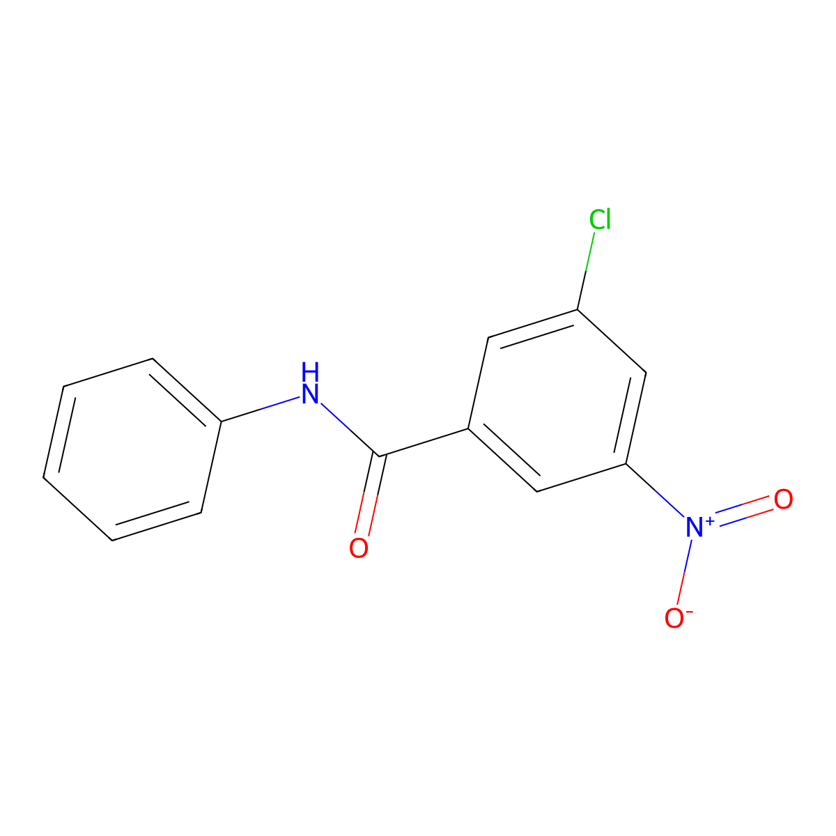 3-Chloro-5-nitro-N-phenylbenzamide molecular structure, CAS 1494231-89-8