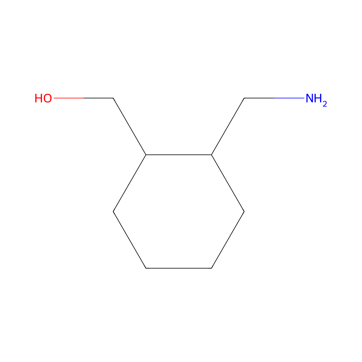 [2-(Aminomethyl)cyclohexyl]methanol molecular structure, CAS 1494276-34-4