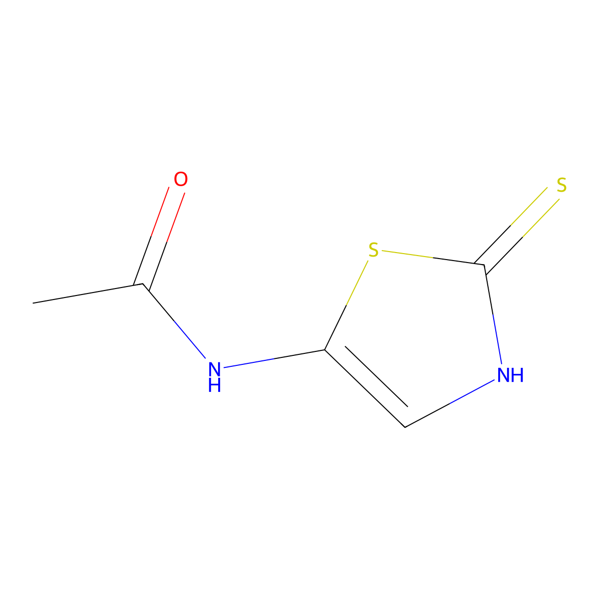 5-Acetamido-2-mercapto-1,3-thiazole molecular structure, CAS 149432-45-1
