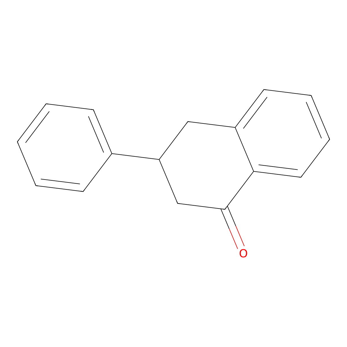 3-Phenyl-3,4-dihydro-1(2h)-naphthalenone molecular structure, CAS 14944-26-4