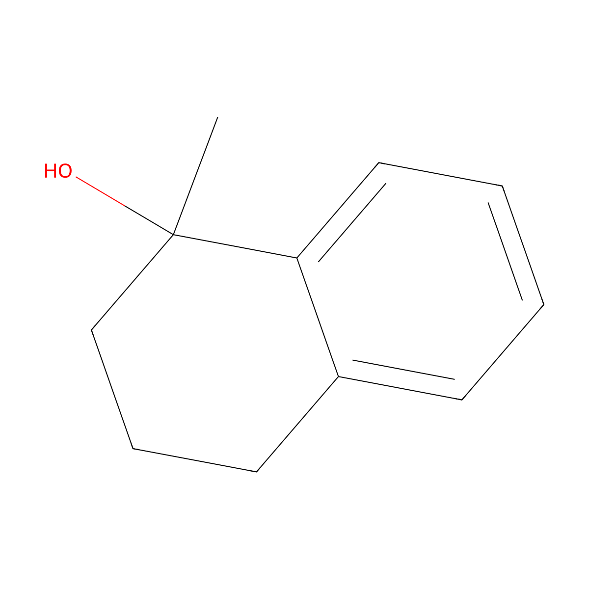 1-Methyl-1,2,3,4-tetrahydronaphthalen-1-ol molecular structure, CAS 14944-28-6