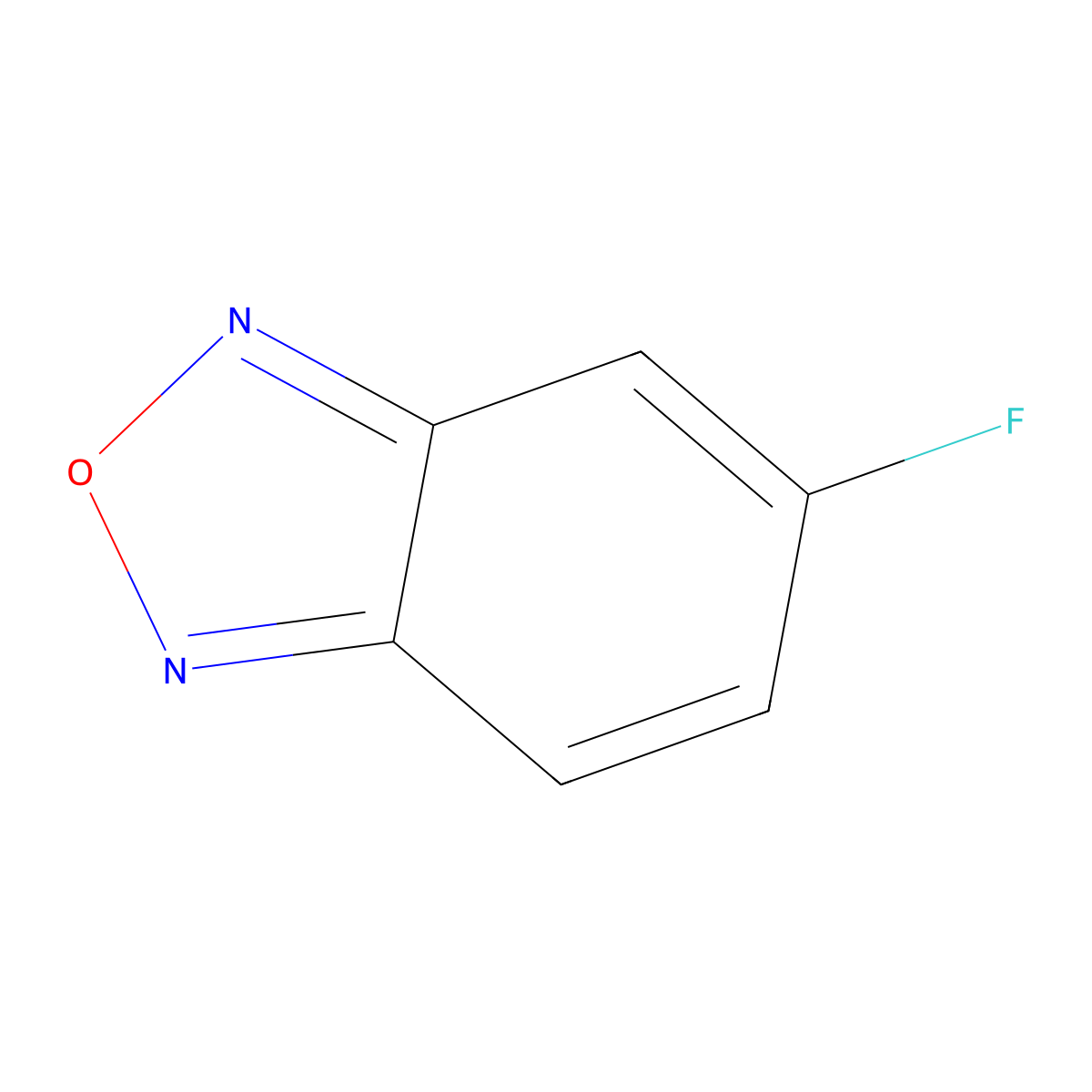 5-Fluoro-2,1,3-benzoxadiazole molecular structure, CAS 149440-45-9