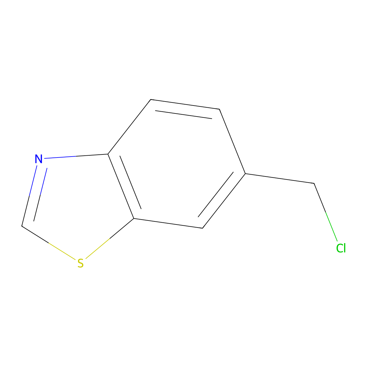6-(Chloromethyl)benzothiazole molecular structure, CAS 149440-49-3