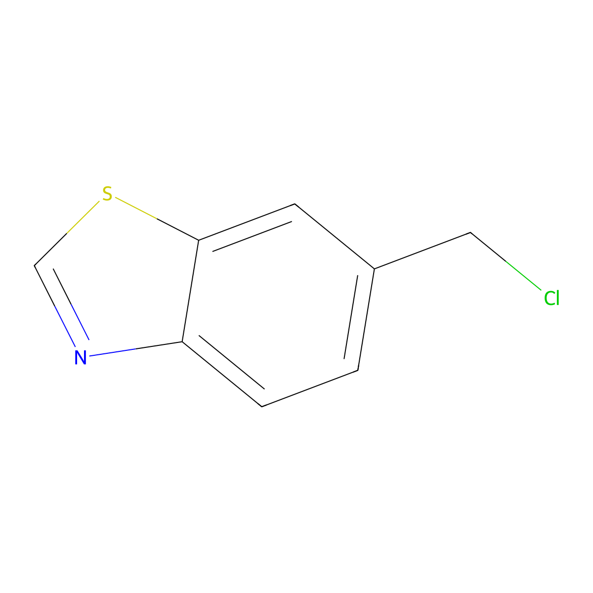 6-(Chloromethyl)benzothiazole molecular structure, CAS 149440-49-3