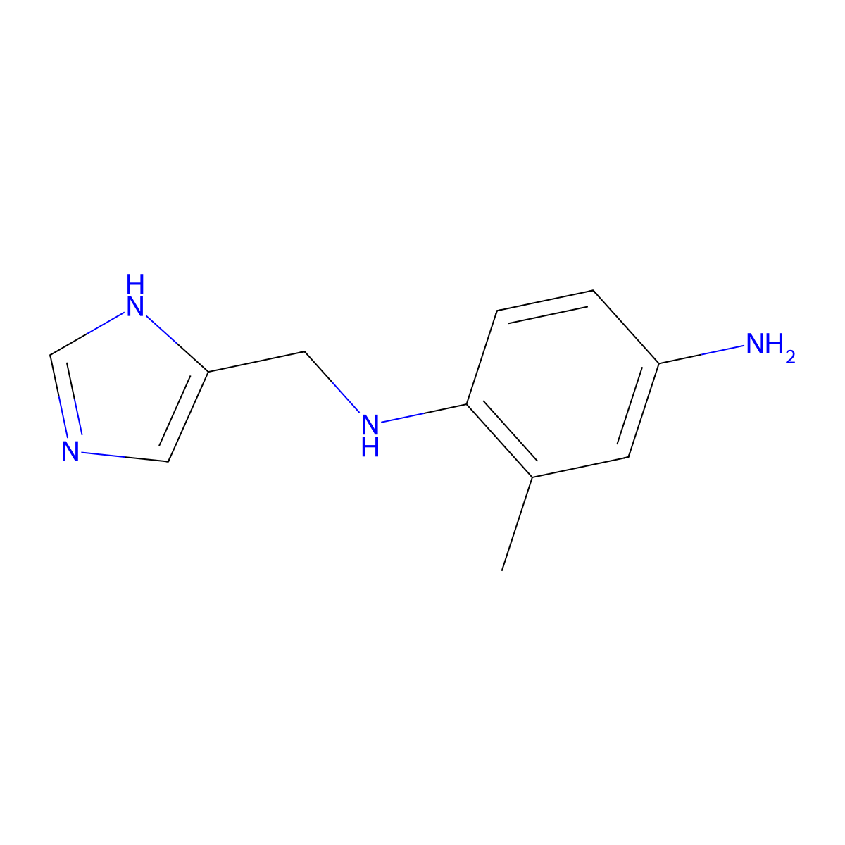 n1-((1h-Imidazol-4-yl)methyl)-2-methylbenzene-1,4-diamine molecular structure, CAS 1494450-23-5
