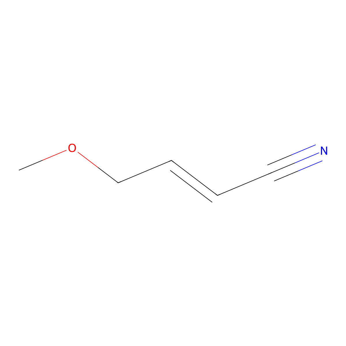 4-Methoxybut-2-enenitrile molecular structure, CAS 149453-92-9