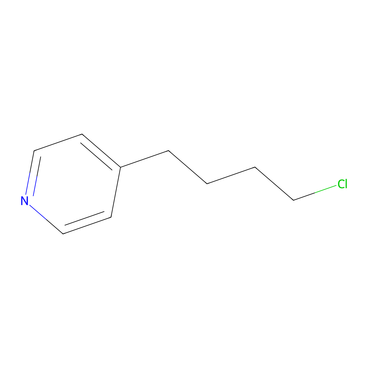 4-(4-Chlorobutyl)pyridine molecular structure, CAS 149463-65-0